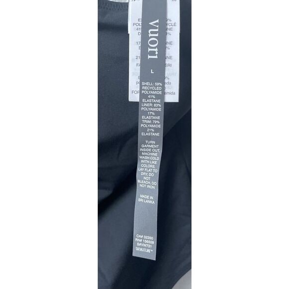 New Vuori Women’s Encinitas One Piece Swimsuit in Black Size Large - Picture 7 of 7